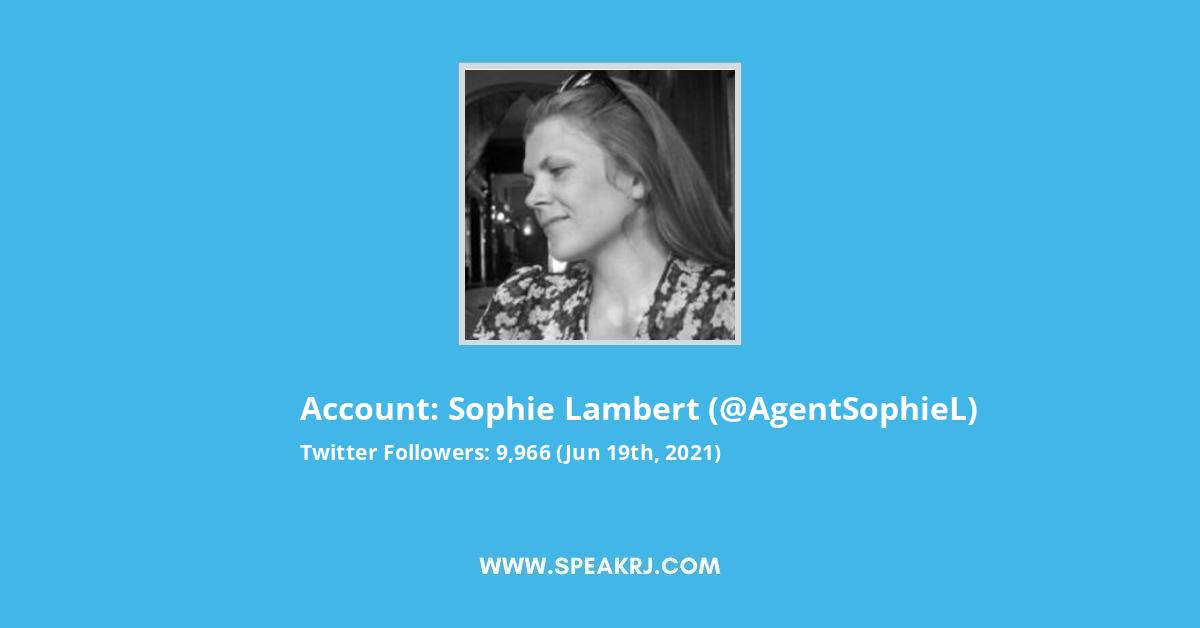 Sophie Lambert Twitter Stats
