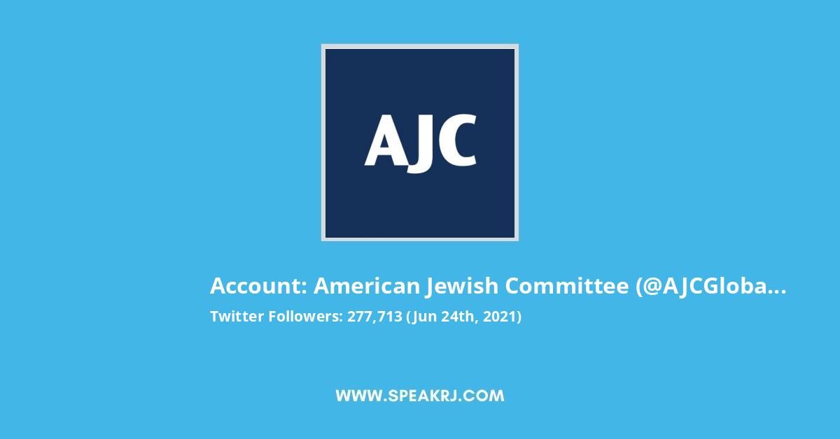 American Jewish Committee Twitter Stats