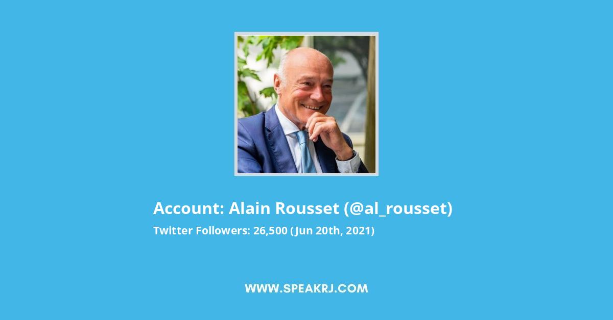 Alain Rousset Twitter Stats