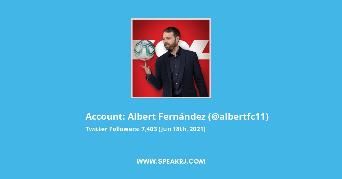 Albert Fernández Twitter Stats