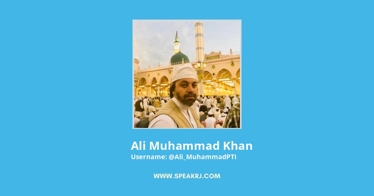 Ali Muhammad Khan Twitter Stats