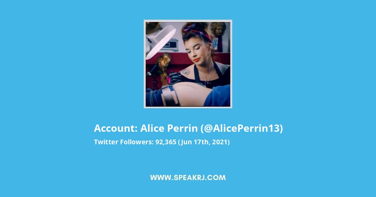 Alice Perrin Twitter Stats