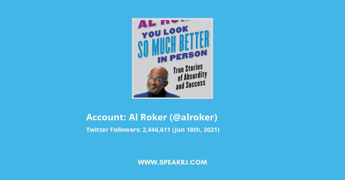 Al Roker Twitter Stats