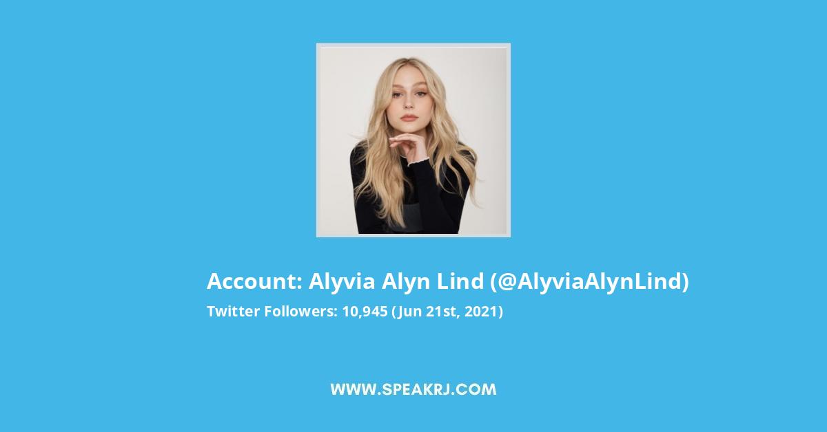 Alyvia Alyn Lind Twitter Stats