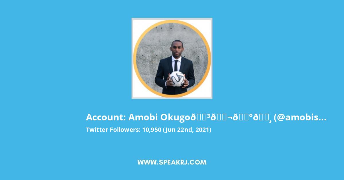 Amobi Okugo🇳🇬🇺🇸 Twitter Stats