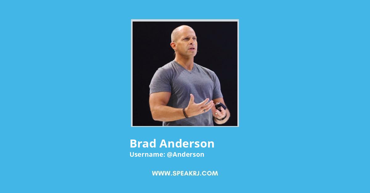 Brad Anderson Twitter Stats