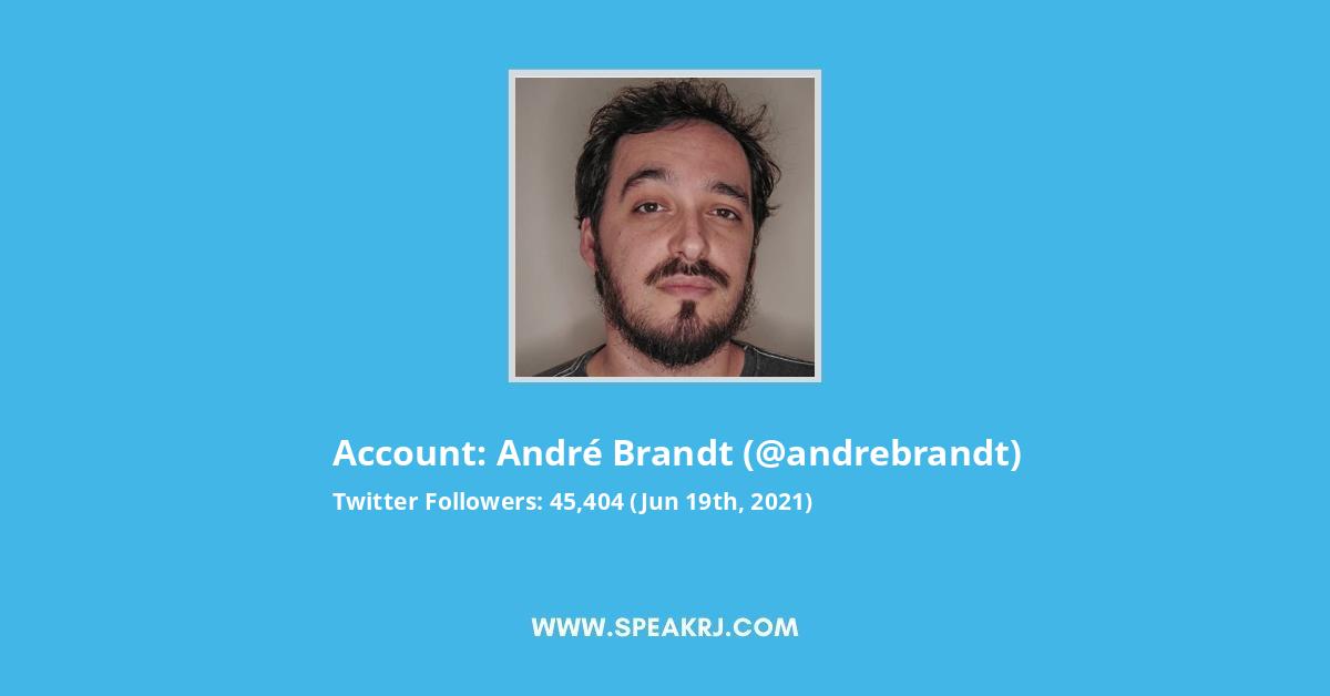 André Brandt Twitter Stats