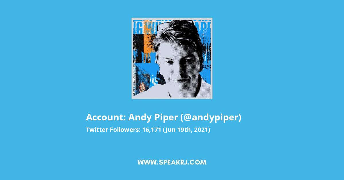Andy Piper Twitter Stats