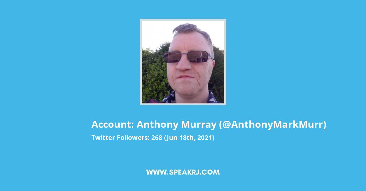 Anthony Murray Twitter Stats