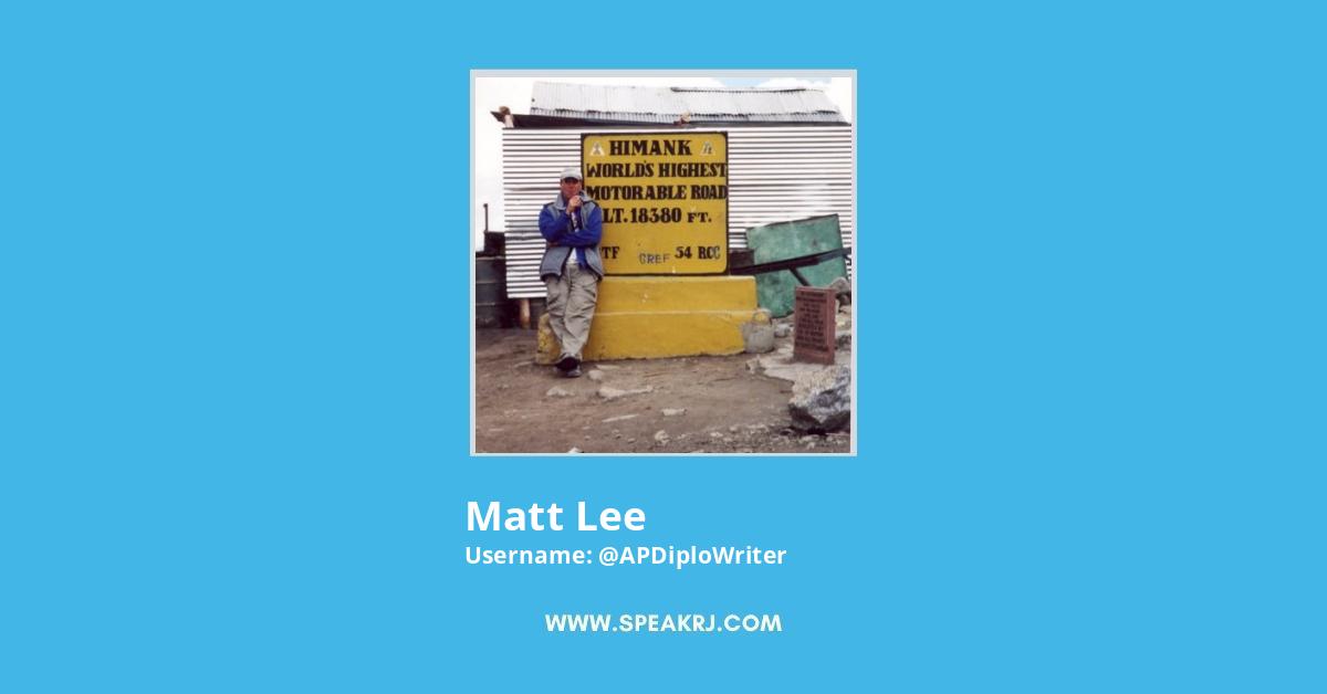 Matt Lee Twitter Followers Statistics / Analytics - SPEAKRJ Stats