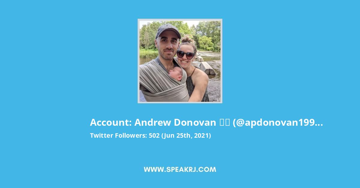 Andrew Donovan Twitter Stats