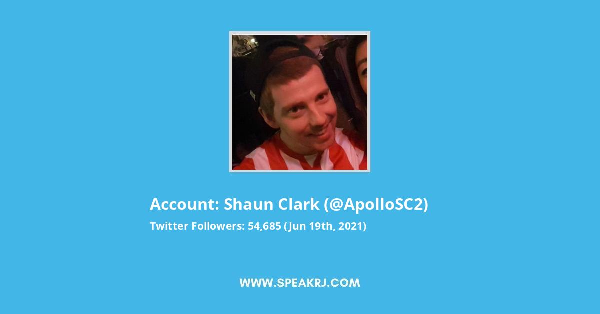 Shaun Clark Twitter Stats