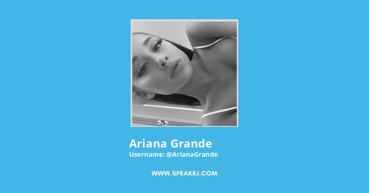 Ariana Grande Twitter Stats