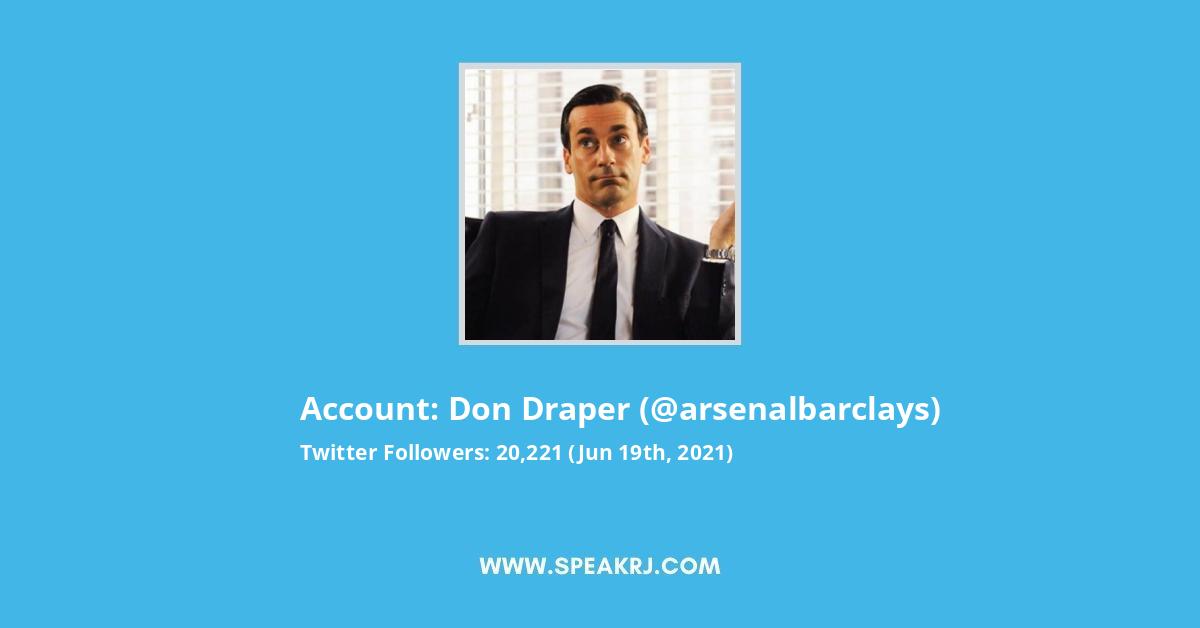 Don Draper Twitter Stats