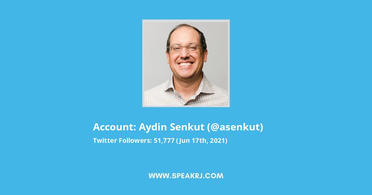 Aydin Senkut Twitter Stats