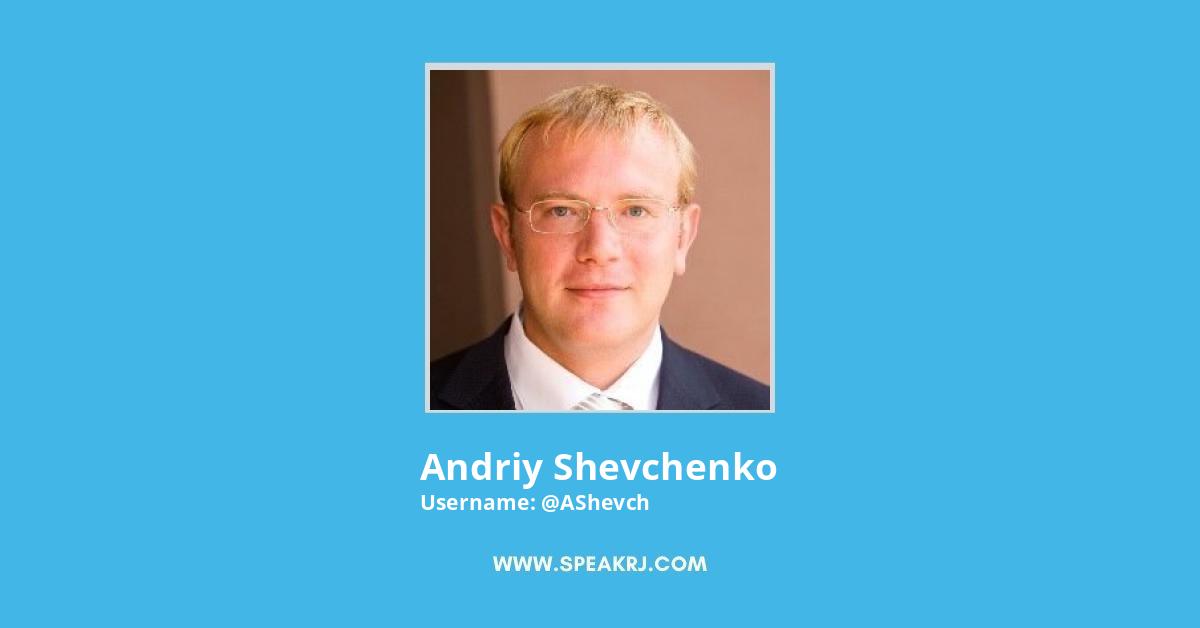 Andriy Shevchenko Twitter Stats