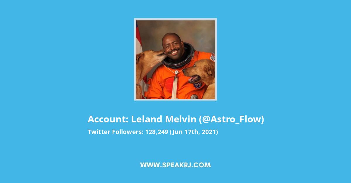 Leland Melvin Twitter Stats