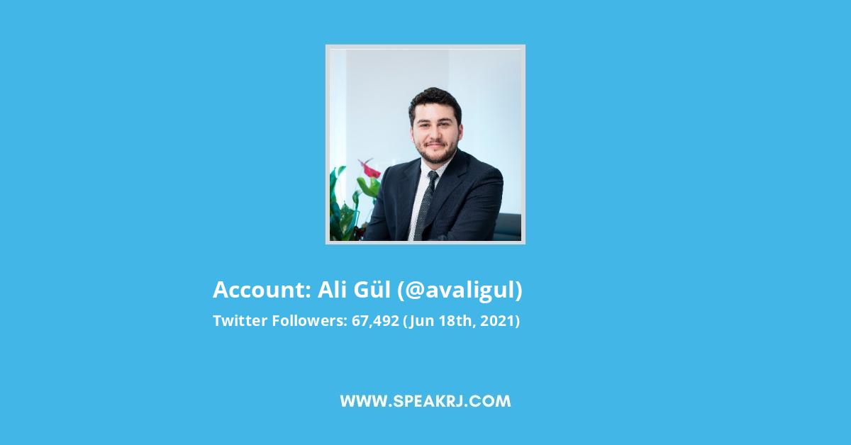 Ali Gül Twitter Stats