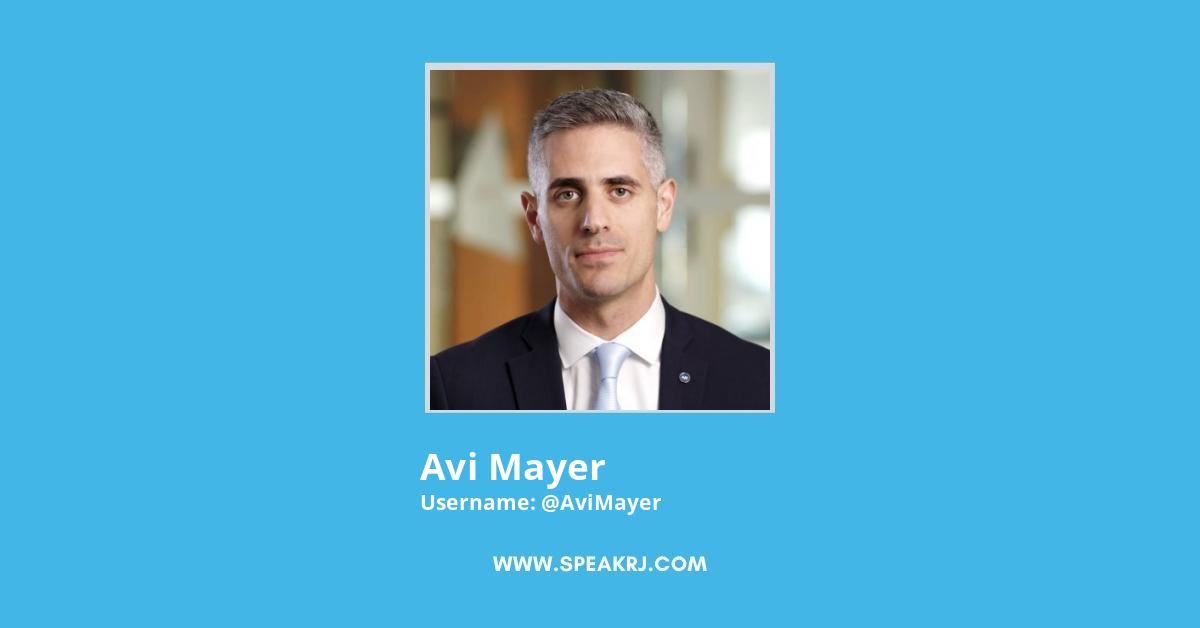 Avi Mayer Twitter Stats