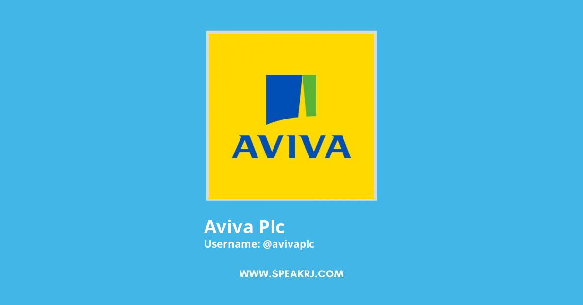 Aviva plc Twitter Stats