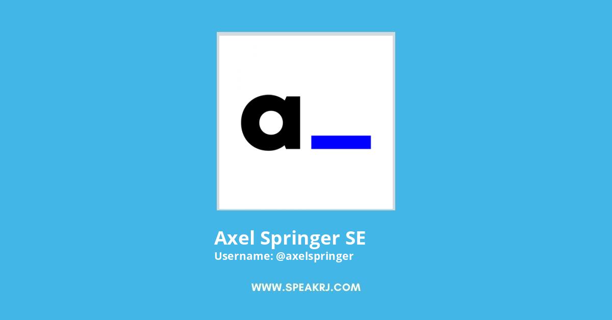 Axel Springer SE Twitter Stats