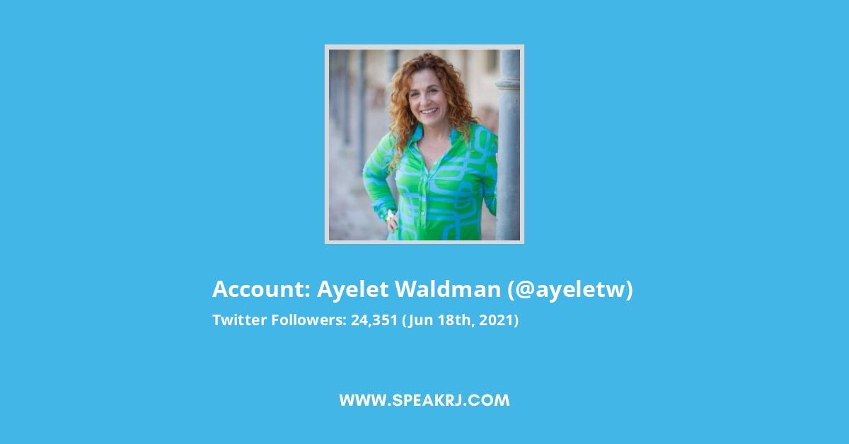 Ayelet Waldman Twitter Stats