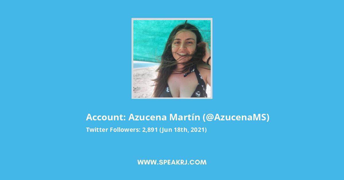 Azucena Martín Twitter Stats