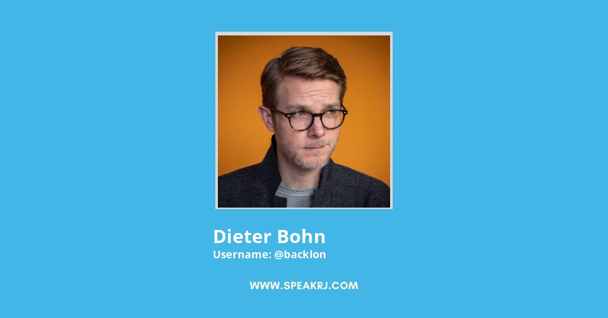 Dieter Bohn Twitter Stats