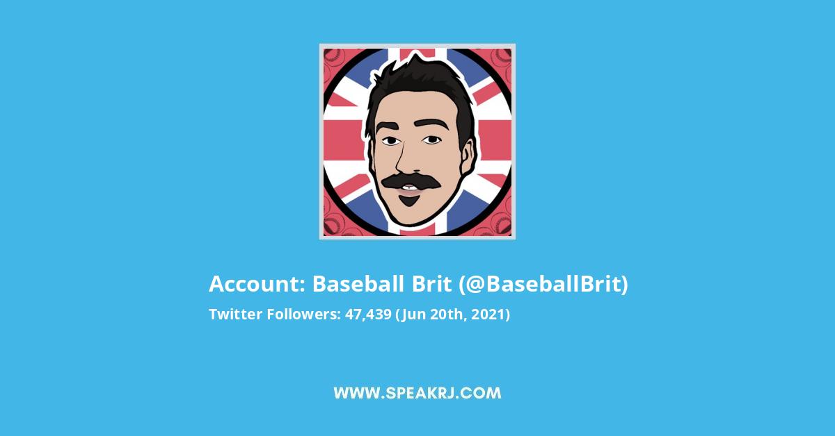 Baseball Brit Twitter Stats