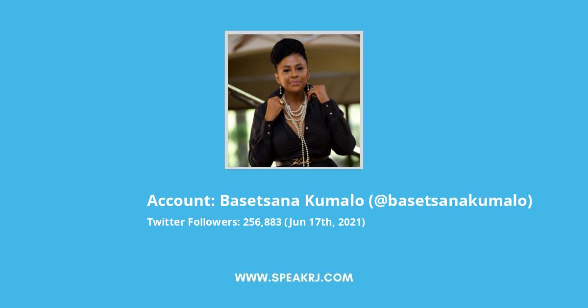 Basetsana Kumalo Twitter Stats