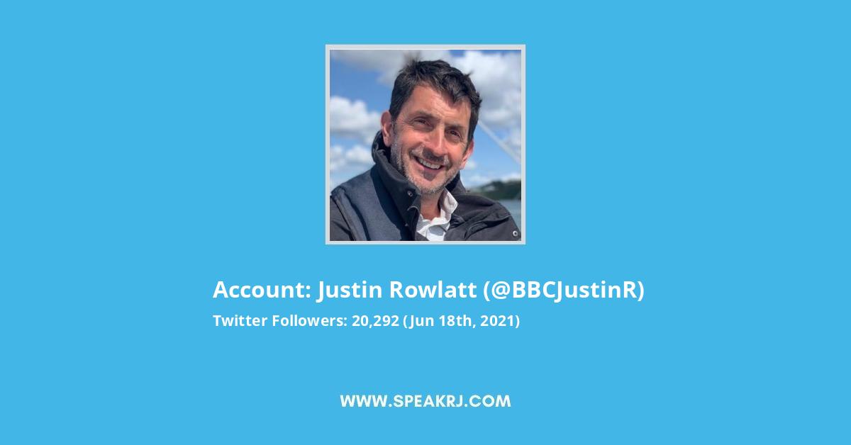 Justin Rowlatt Twitter Stats