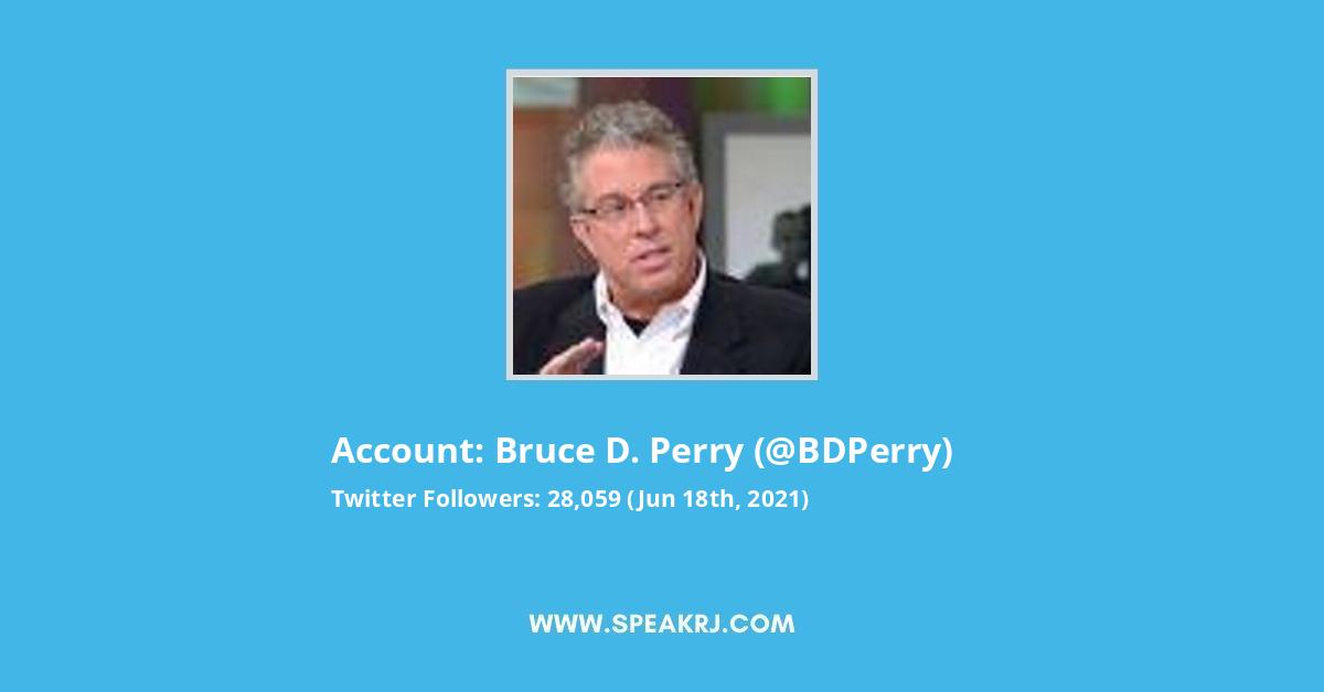Bruce D. Perry, M.D.,Ph.D. Twitter Stats
