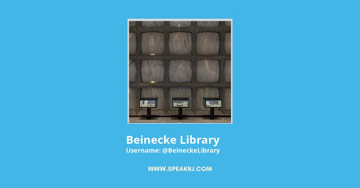 Beinecke Library Twitter Stats