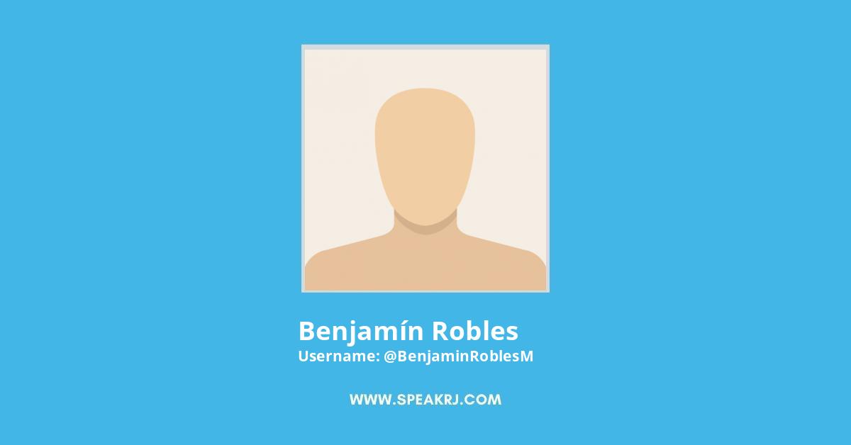 Benjamín Robles Twitter Stats