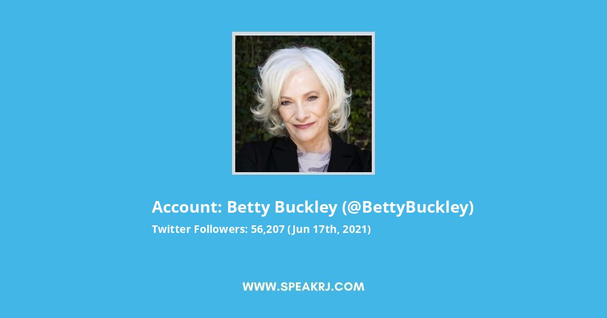 Betty Buckley Twitter Stats