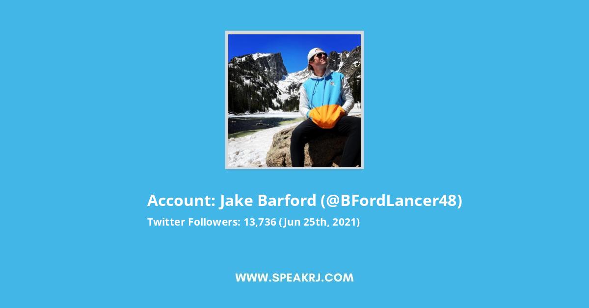 Jake Barford Twitter Stats
