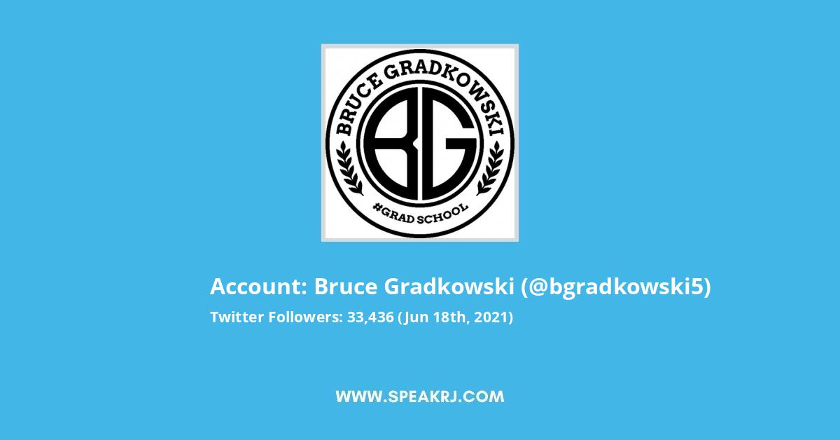 Bruce Gradkowski Twitter Stats