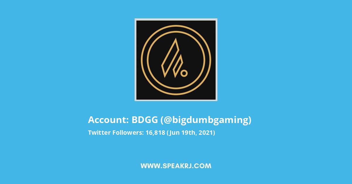 BDGG Twitter Stats