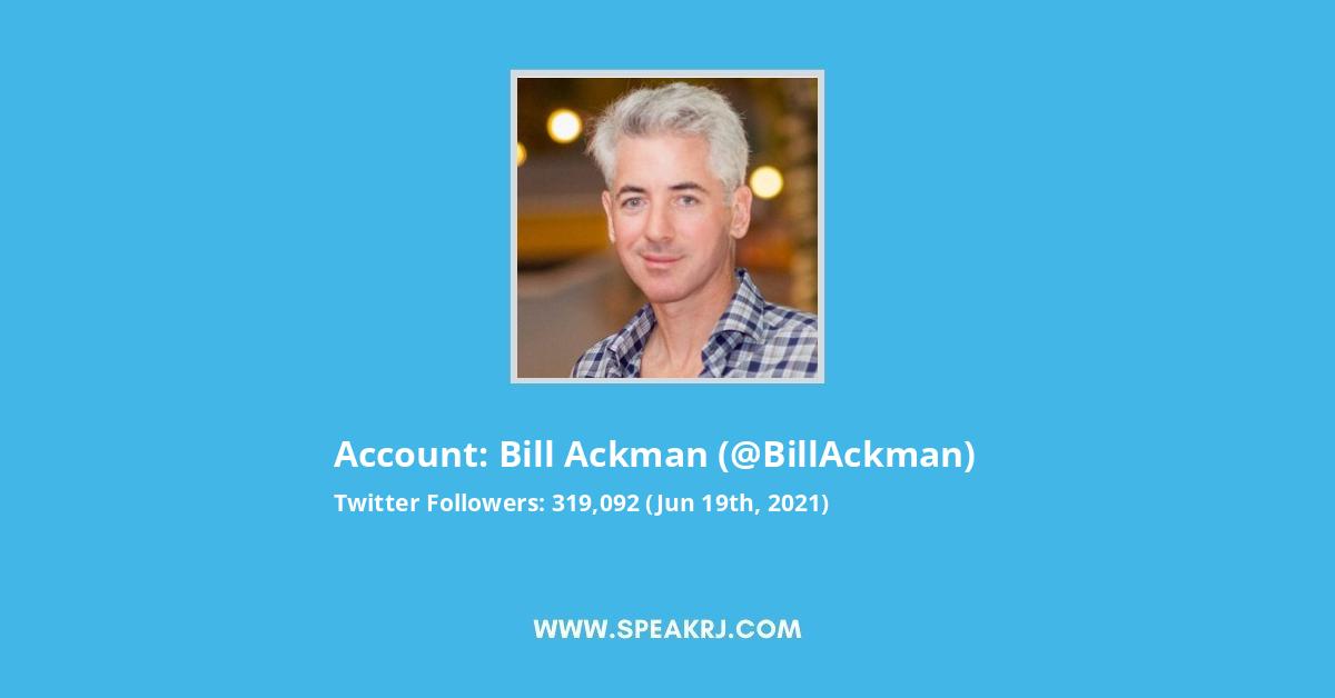 Bill Ackman Twitter Stats