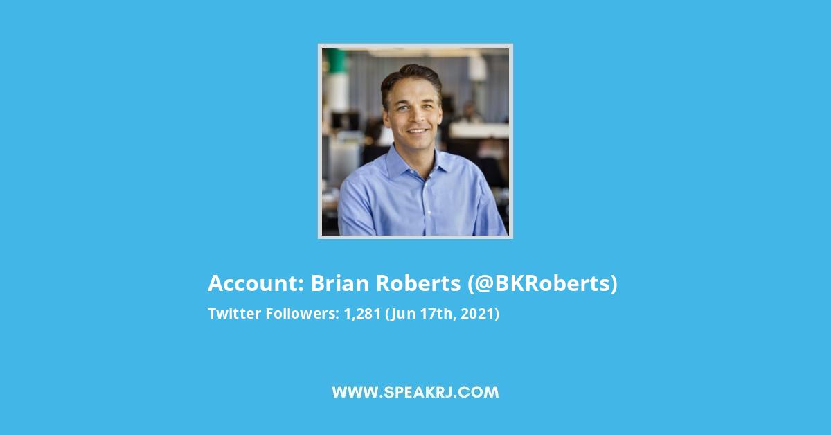 Brian Roberts - Twitter Stats & Analytics