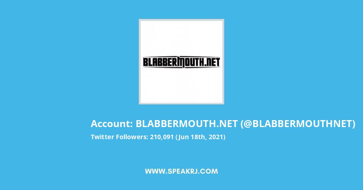 BLABBERMOUTH.NET Twitter Stats