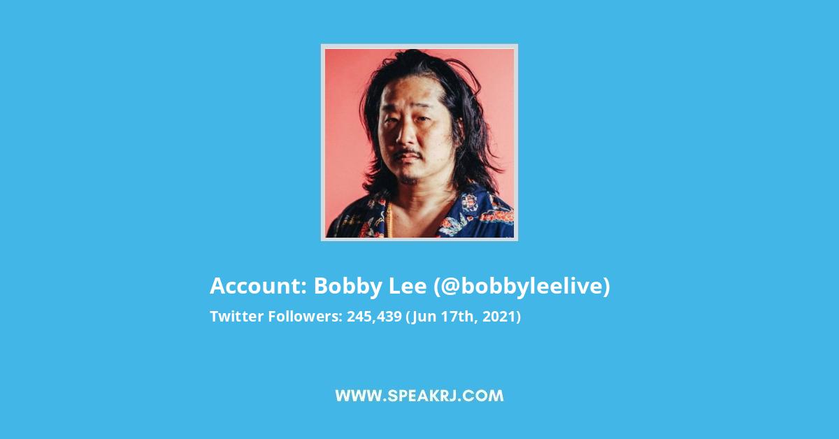 Bobby Lee Twitter Followers Statistics / Analytics - SPEAKRJ Stats