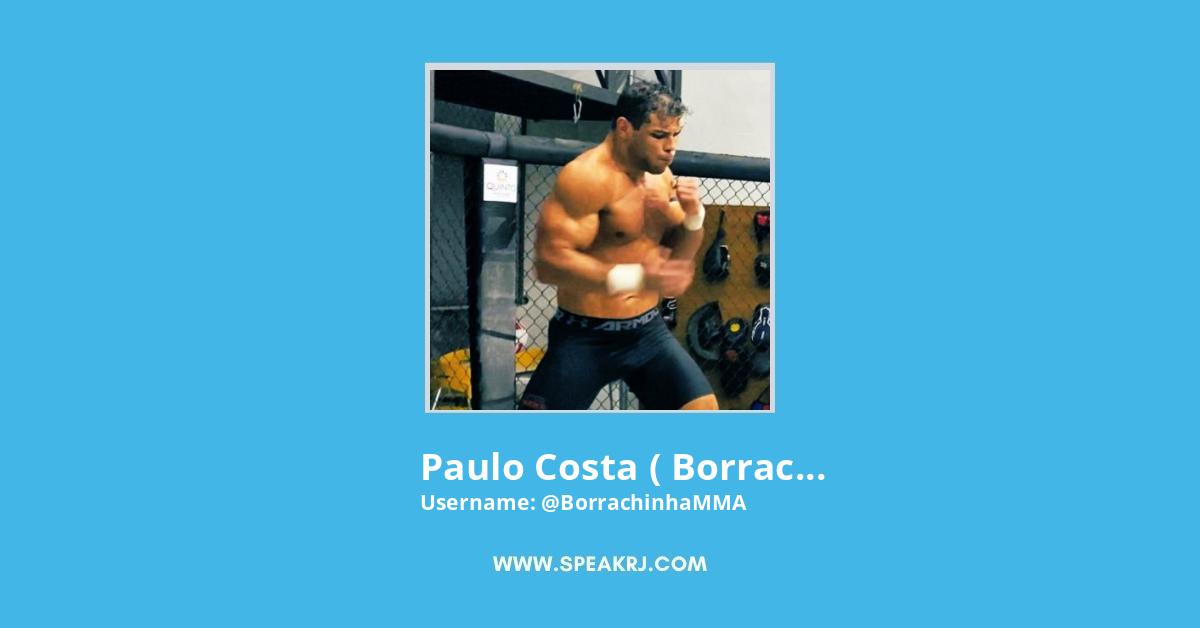 Paulo Costa ( Borrachinha ) Twitter Stats