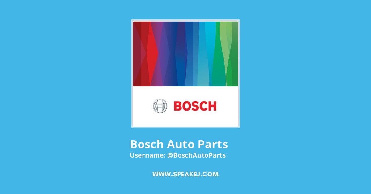 Bosch Auto Parts Twitter Stats
