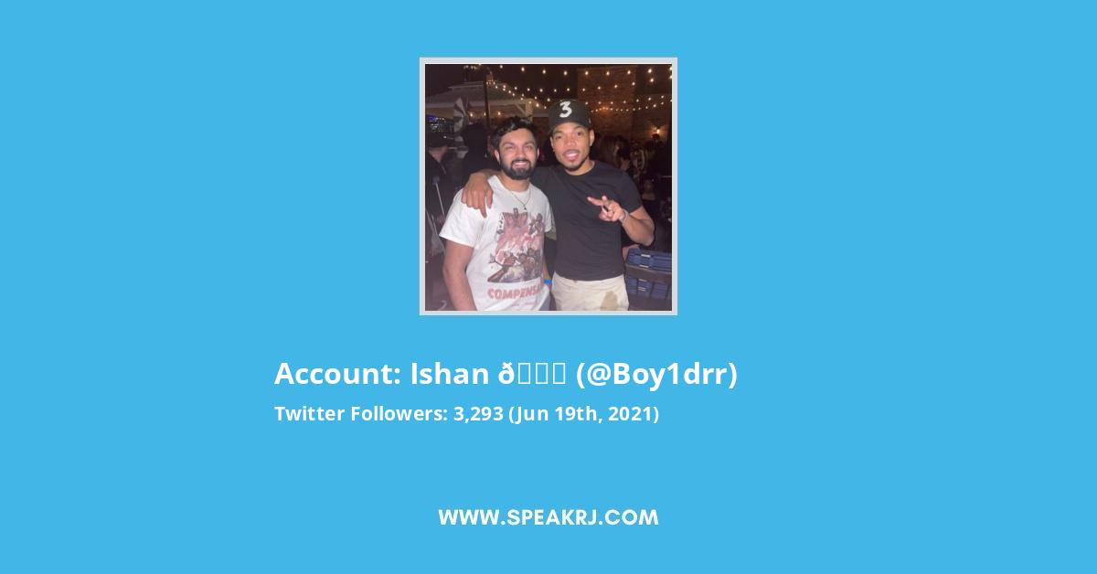 ishan 🥲 #FineMenWithAIDS Twitter Stats