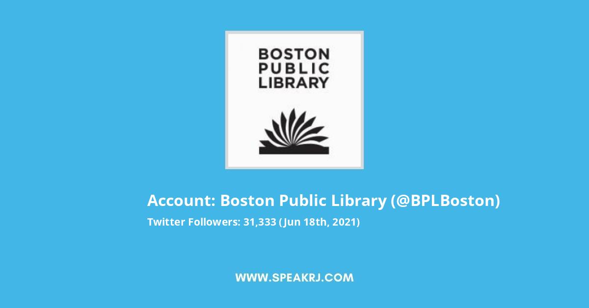 Boston Public Library Twitter Stats