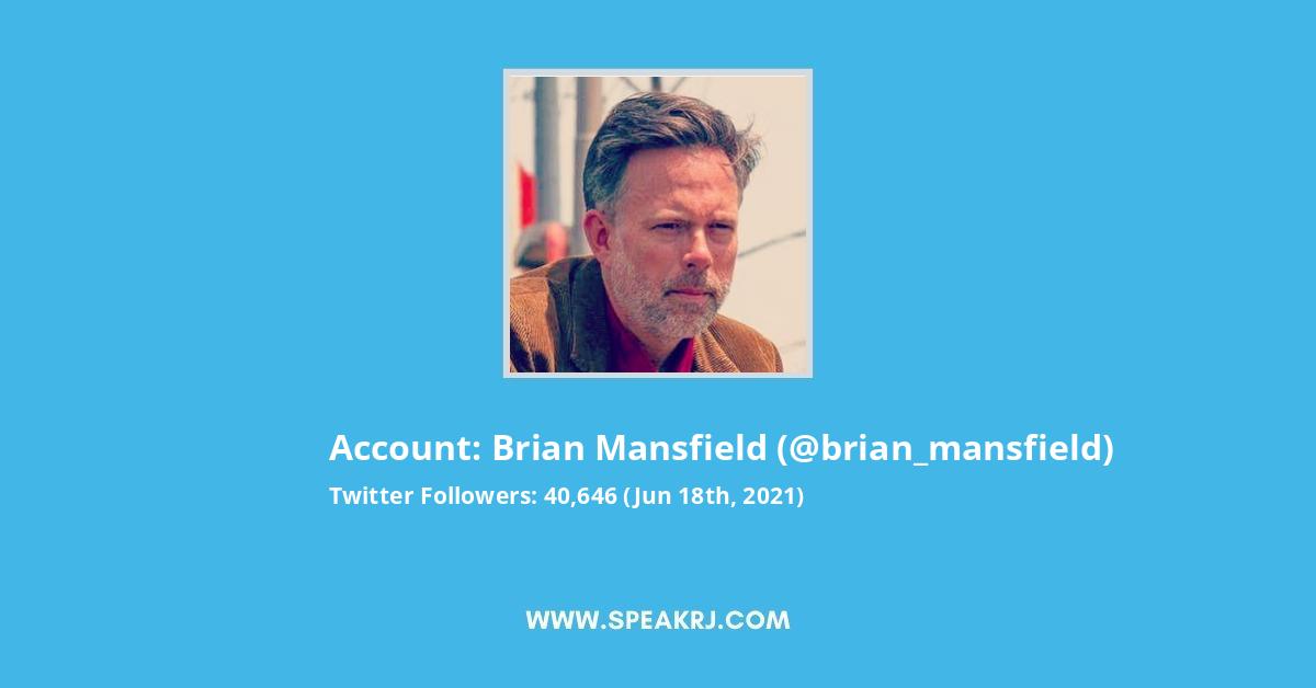 Brian Mansfield Twitter Stats