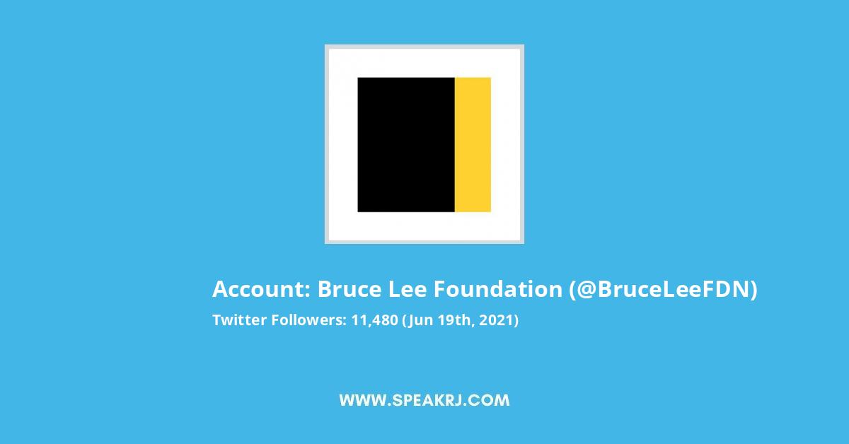 Bruce Lee Foundation Twitter Stats