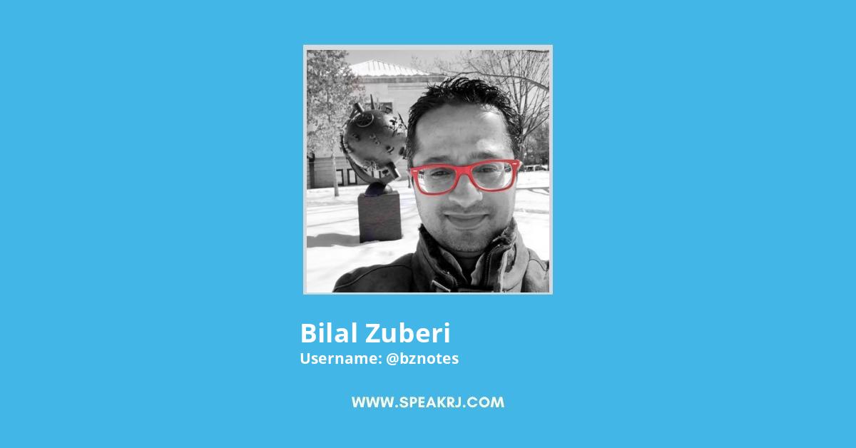 Bilal Zuberi Twitter Stats