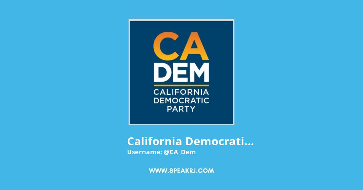 California Democratic Party Twitter Stats
